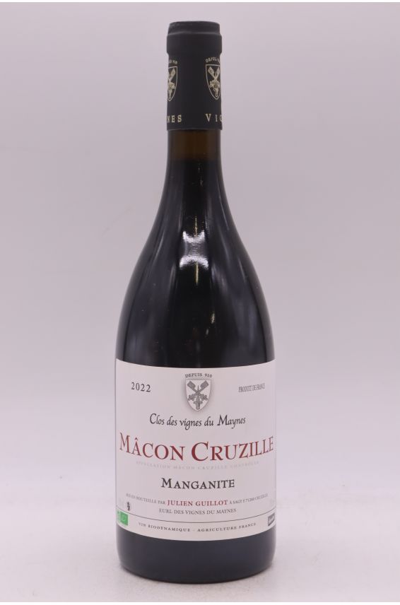 Clos des Vignes du Maynes Mâcon Cruzille Manganite 2022 rouge