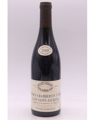 Sylvie Esmonin Gevrey Chambertin 1er cru Clos Saint Jacques 2008