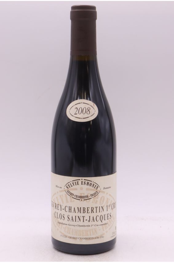 Sylvie Esmonin Gevrey Chambertin 1er cru Clos Saint Jacques 2008