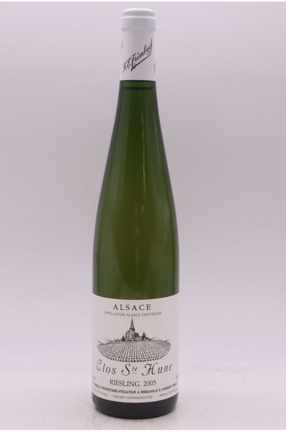 Trimbach Alsace Riesling Clos Sainte Hune 2005