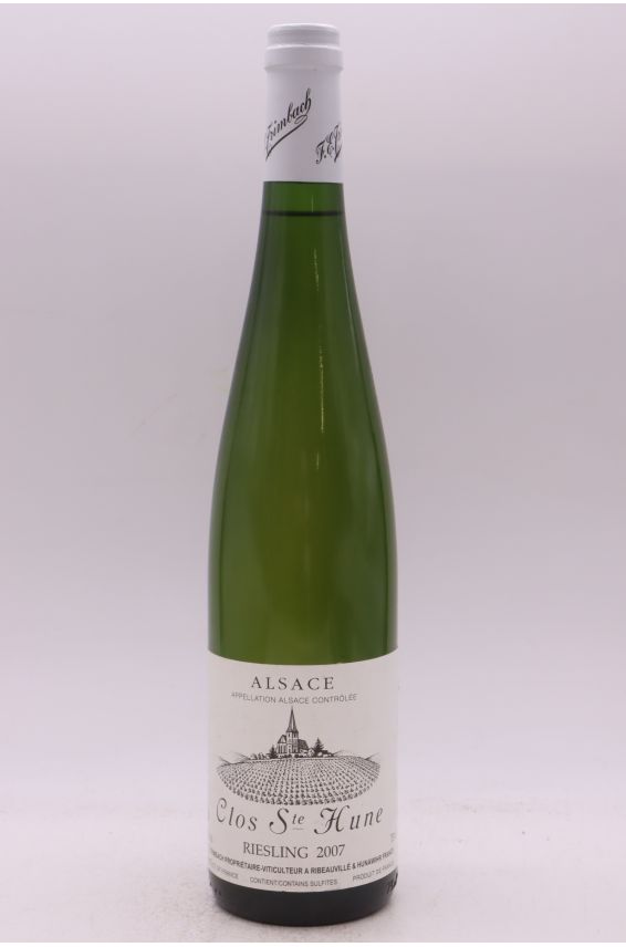 Trimbach Alsace Riesling Clos Sainte Hune 2007