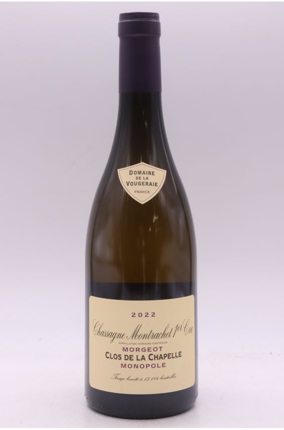 La Vougeraie Chassagne Montrachet 1er cru Morgeot Clos de la Chapelle 2022