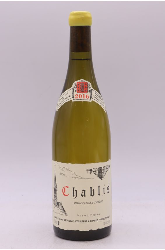 Vincent Dauvissat Chablis 2016