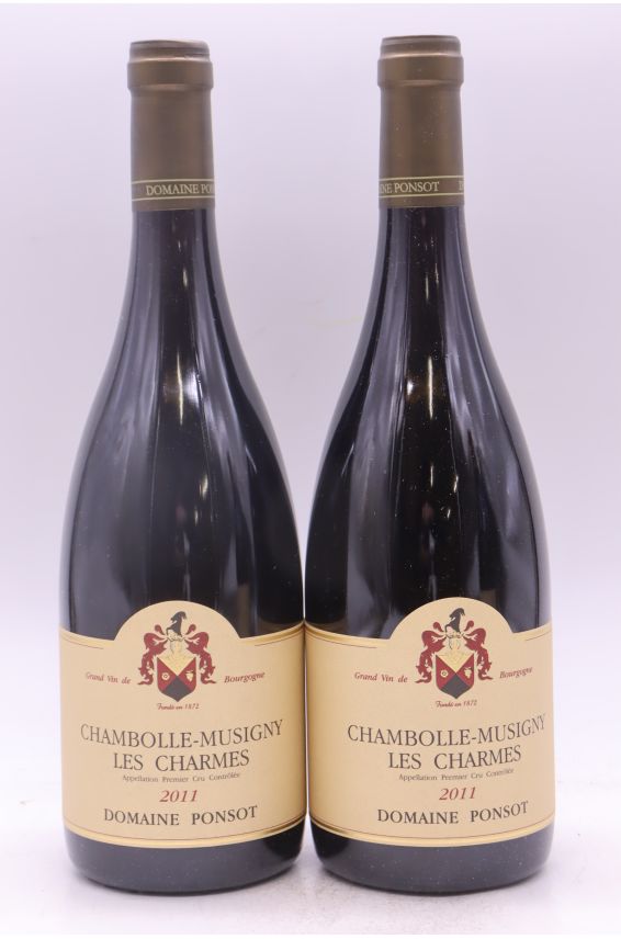 Ponsot Chambolle Musigny 1er cru Les Charmes 2011