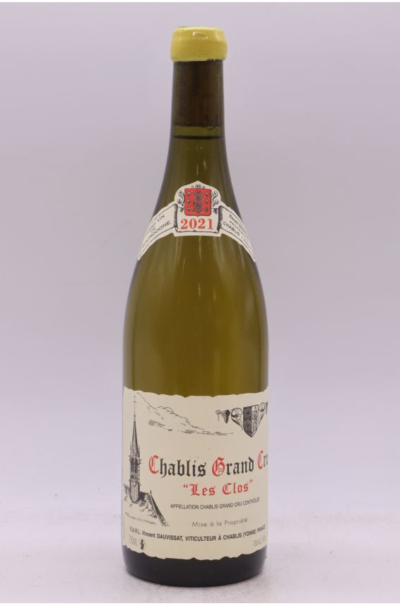 Vincent Dauvissat Chablis Grand cru Les Clos 2021