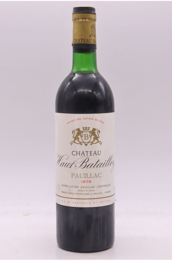 Haut Batailley 1978