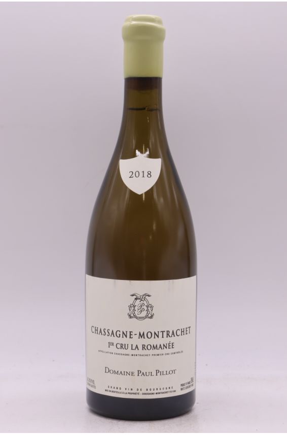 Paul Pillot Chassagne Montrachet 1er cru La Romanée 2018