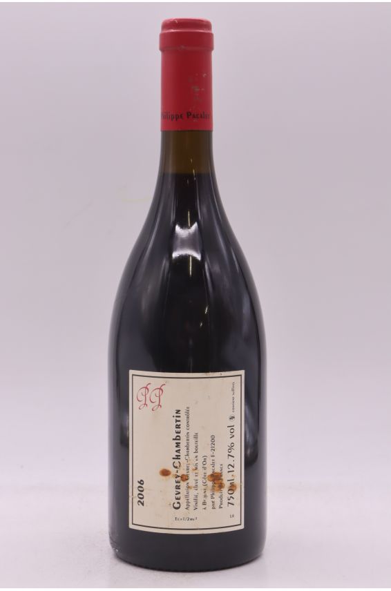 Philippe Pacalet Gevrey Chambertin 2006