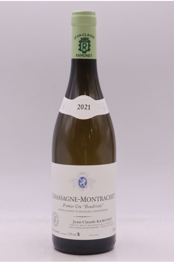 Ramonet Chassagne Montrachet 1er cru Boudriotte 2021 Blanc