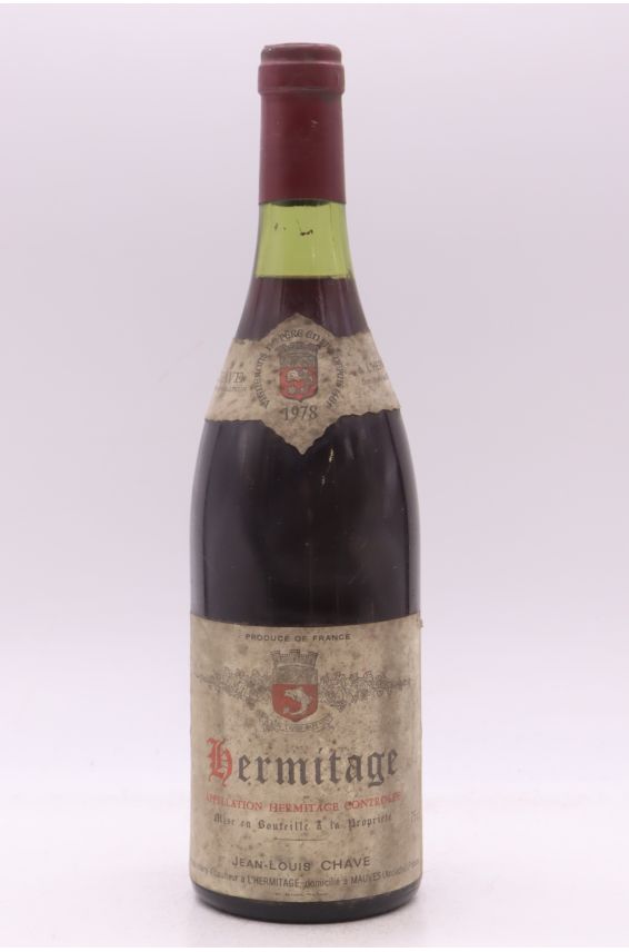 Jean Louis Chave Hermitage 1978 - PROMO -10% !