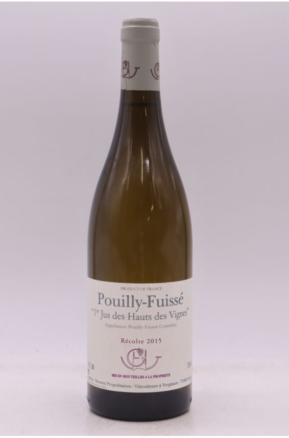 Guffens Heynen PouillyFuissé 2015