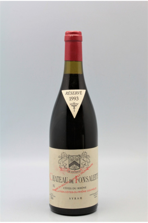 Fonsalette Syrah 1993