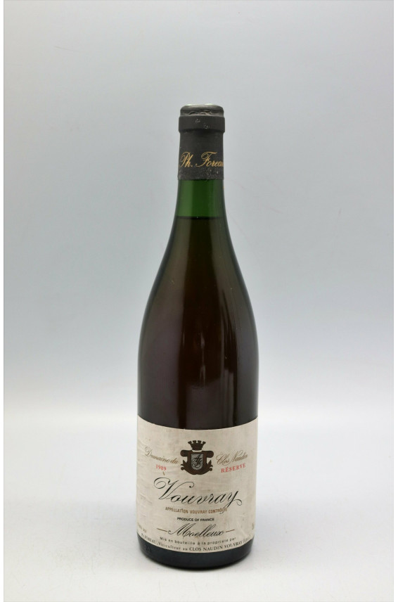 Foreau Vouvray Moelleux Réserve 1989