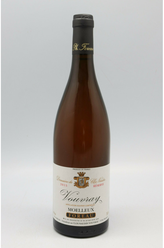 Foreau Vouvray Moelleux Réserve 2015