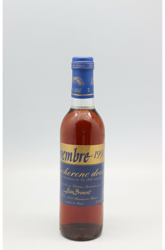 Bouscassé Pacherenc du Vic Bilh Novembre 1991 37.5cl