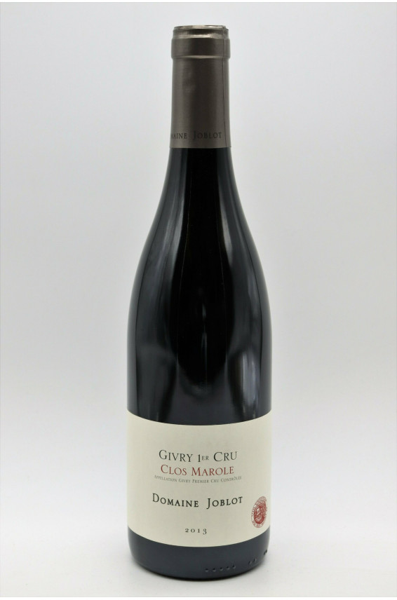 Joblot Givry 1er cru Clos Marole 2013