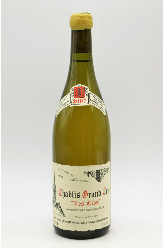 Vincent Dauvissat Chablis Grand cru Les Clos 2007