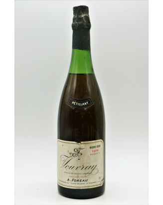 Foreau Vouvray Pétillant Réserve Demi Sec 1976