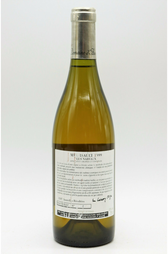 Domaine d'Auvenay Meursault Les Narvaux 1999