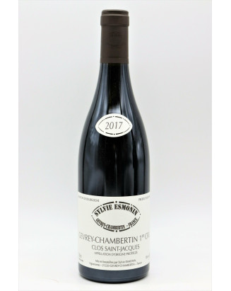 Sylvie Esmonin Gevrey Chambertin 1er cru Clos Saint Jacques 2017