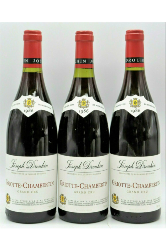 Joseph Drouhin Griotte Chambertin 1986