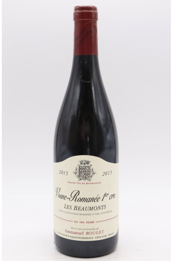 Emmanuel Rouget Vosne Romanée 1er cru Les Beaumonts 2015