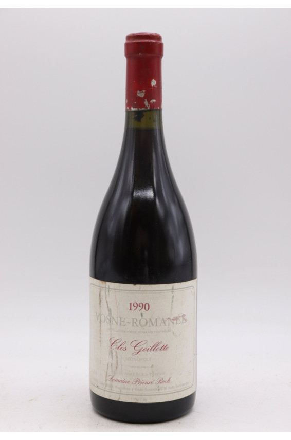 Prieuré Roch Vosne Romanée Le Clos Goillotte 1990